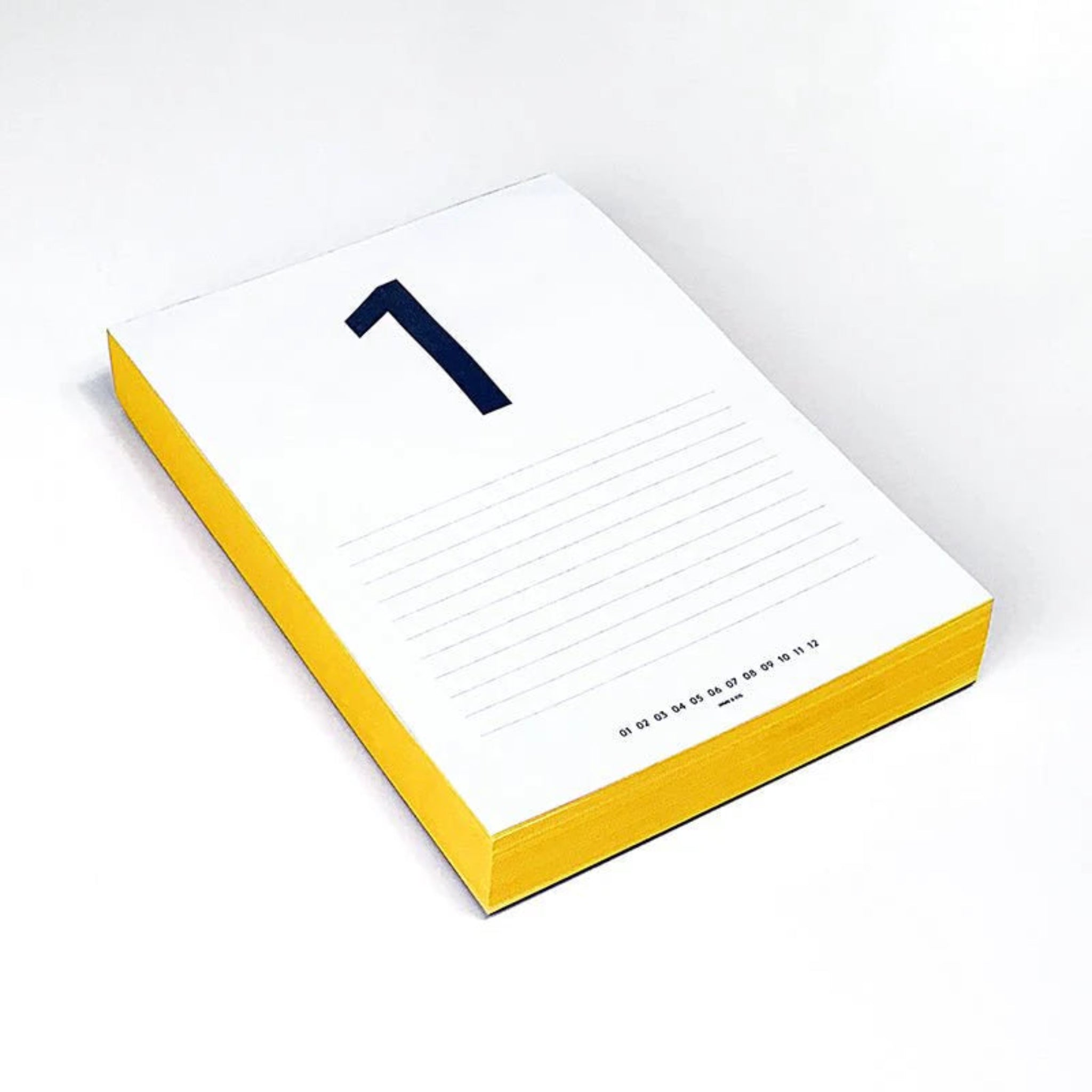 Daily Calendar Pad | Yellow