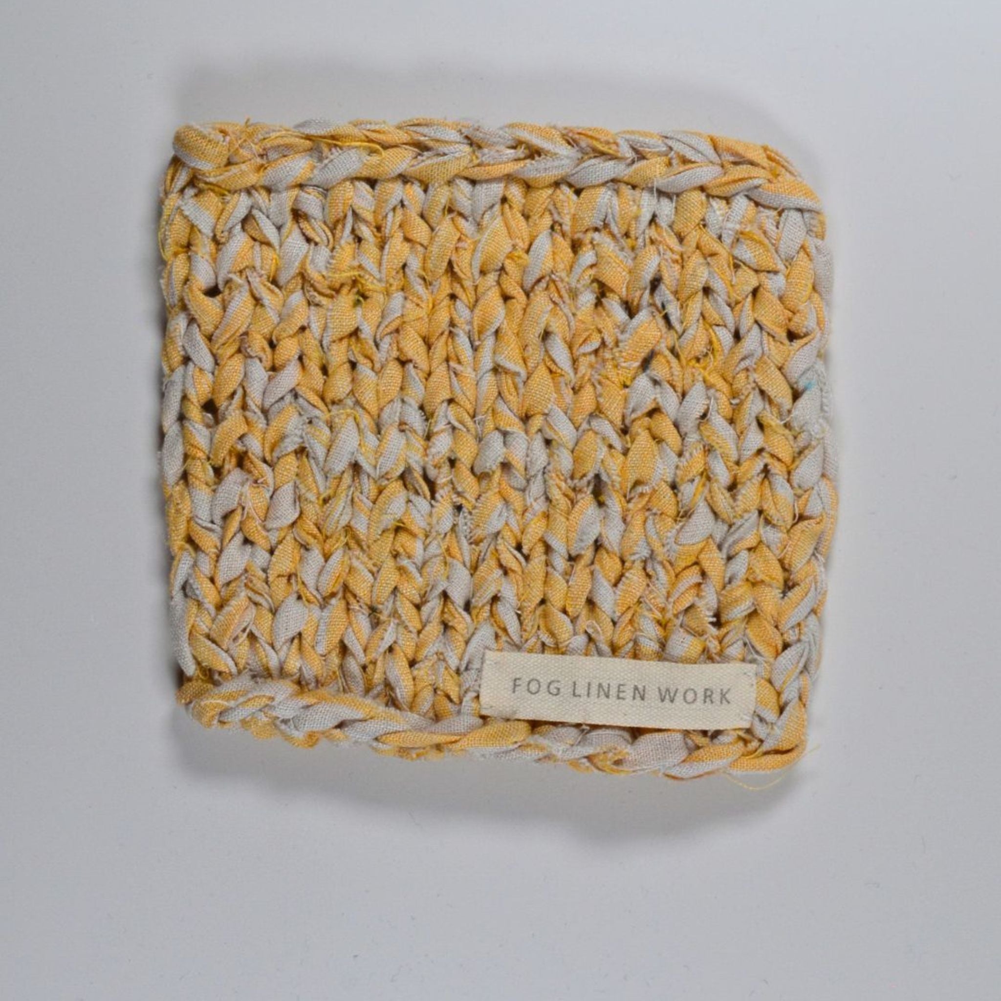 Linen Tape Knitted Mat