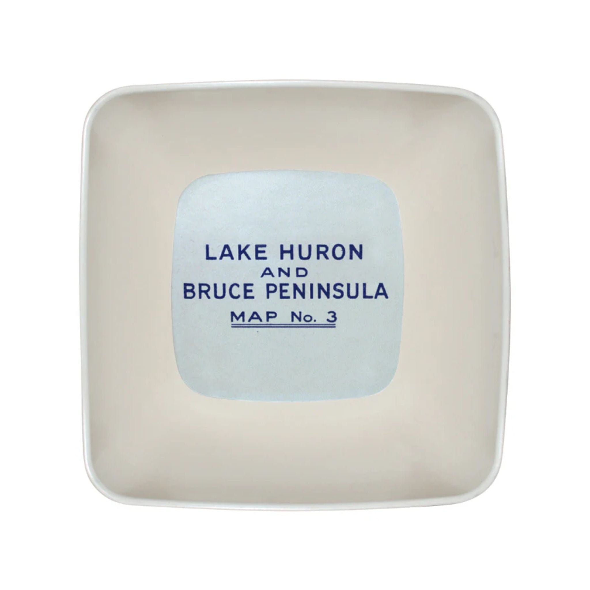 Lake Huron & Bruce Peninsula Map Serving Bowl