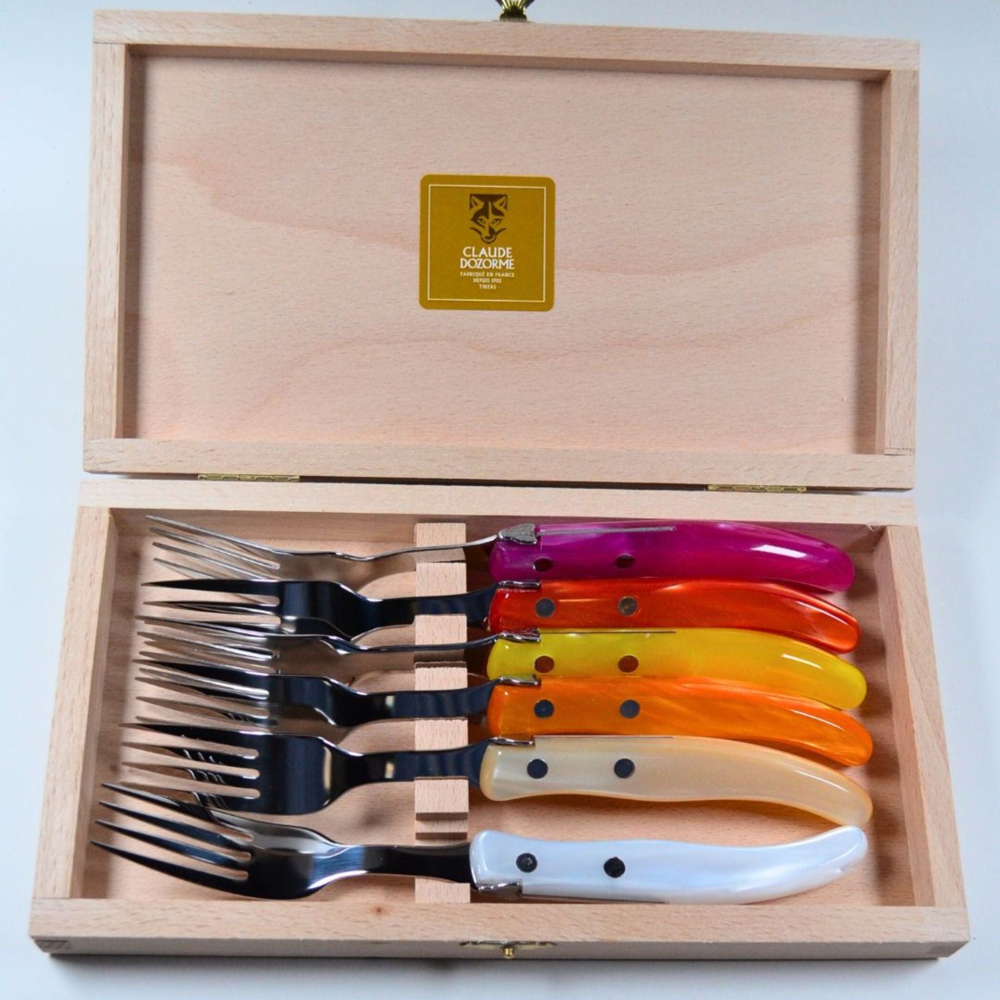 Berlingot Box of 6 Steak Forks