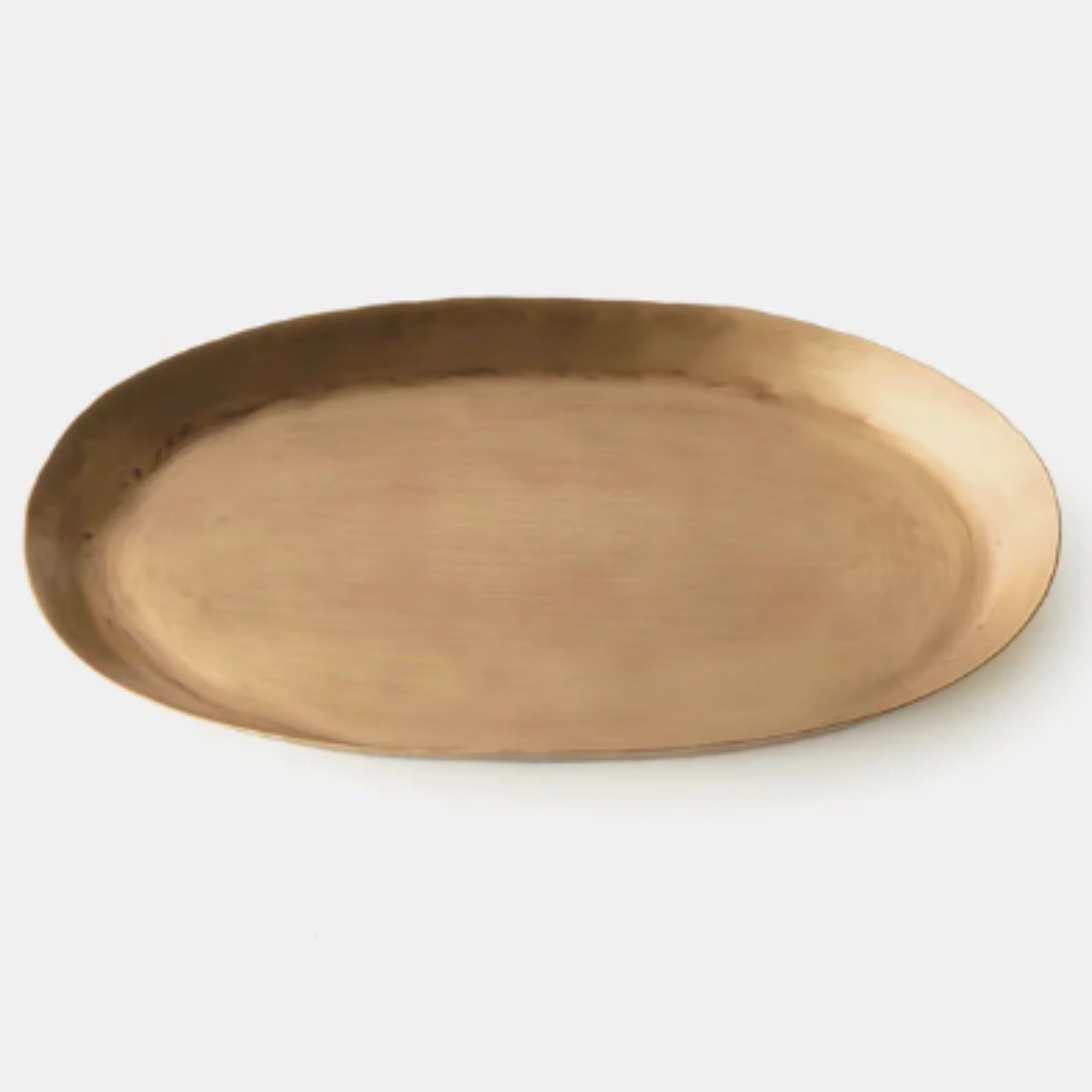 Small Brass Oval Tray