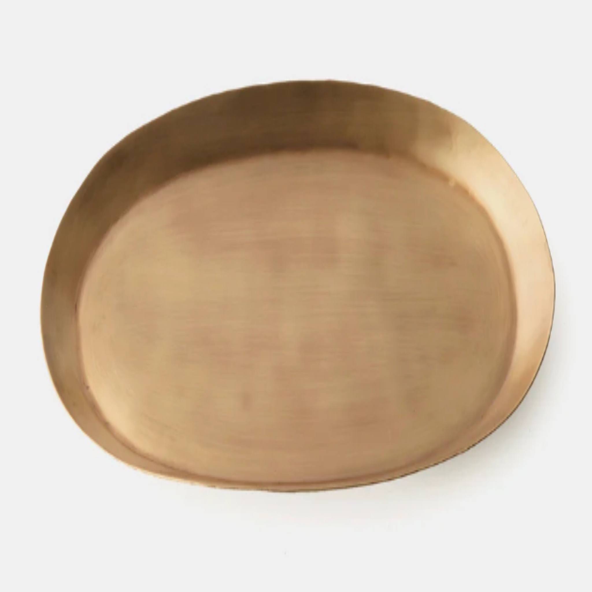 Medium Brass Oval Tray