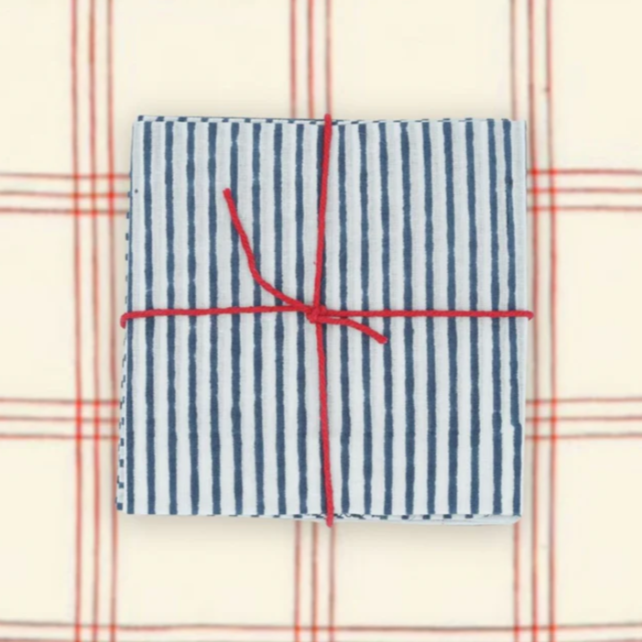 Table Napkins - Stripe Orage