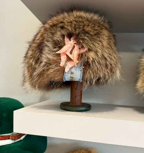 Birds Of A Feather Stick Together - Vintage Fur Hat