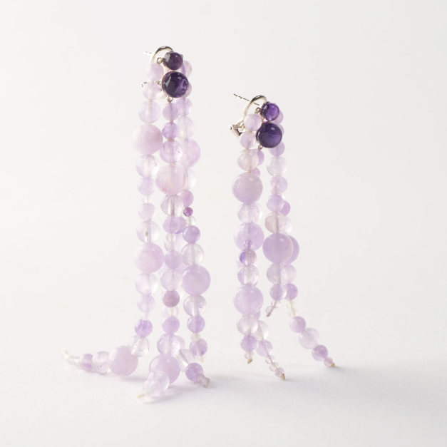 Glyzinia Earrings Amethyst
