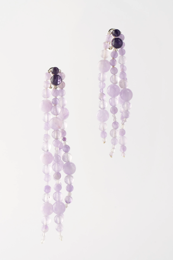 Glyzinia Earrings Amethyst