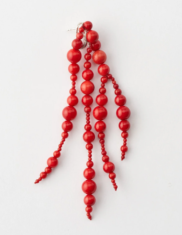 Glyzinia Earrings Coral