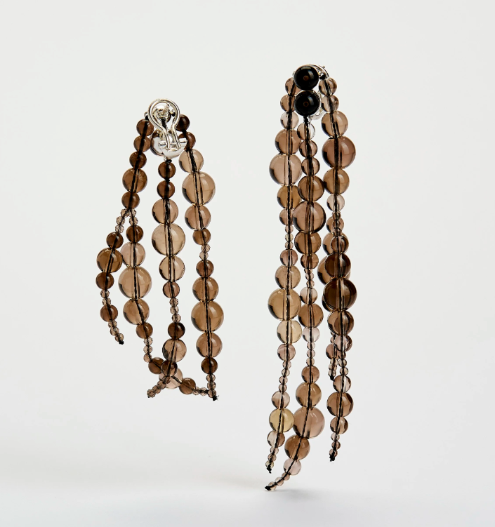 Glyzinia Earrings Smoky Quartz
