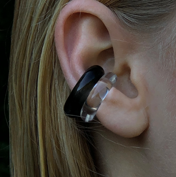 Luminous Glass Earcuff