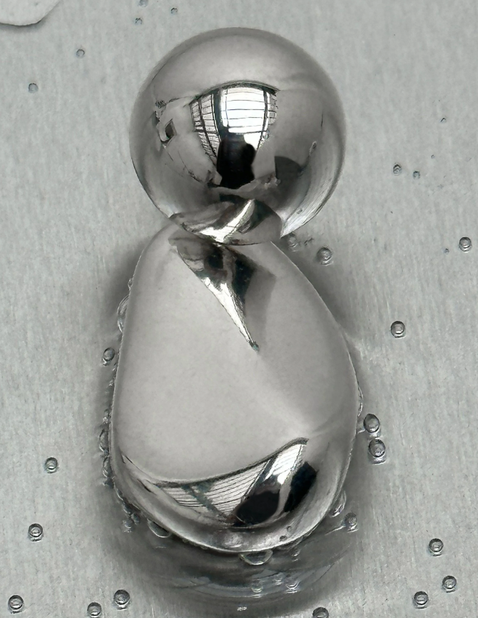 Sterling Silver Pebble Earrings