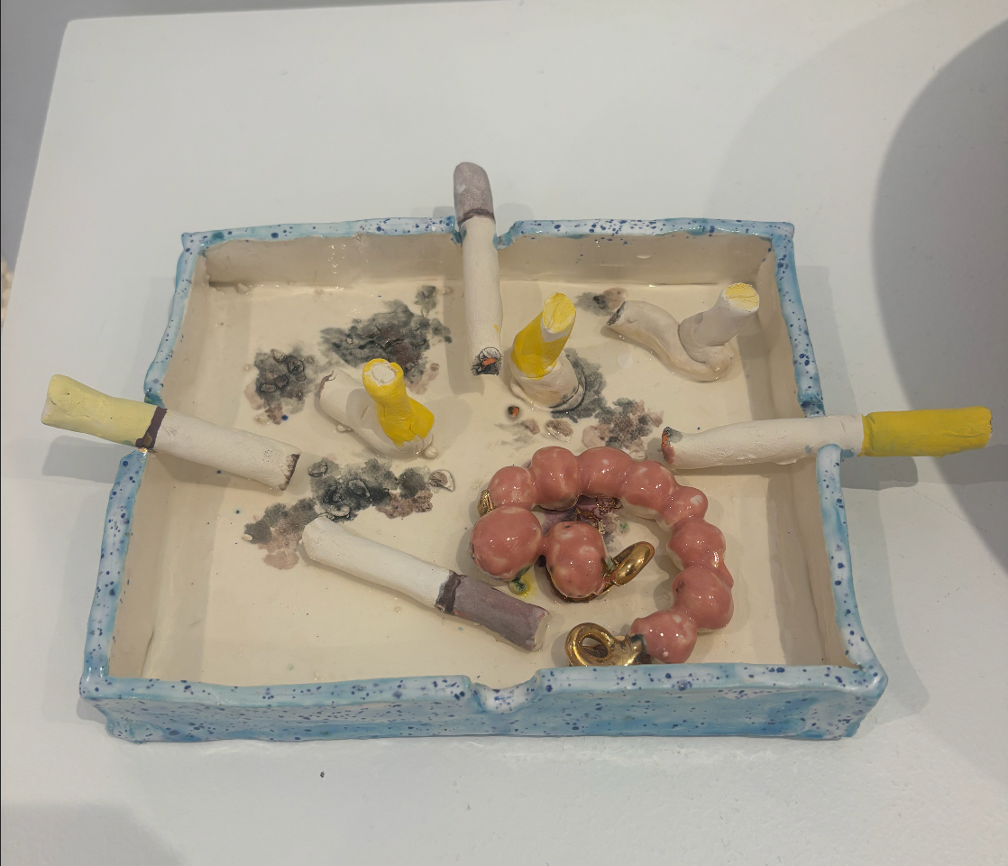 Ceramic Ashtray with bracelet