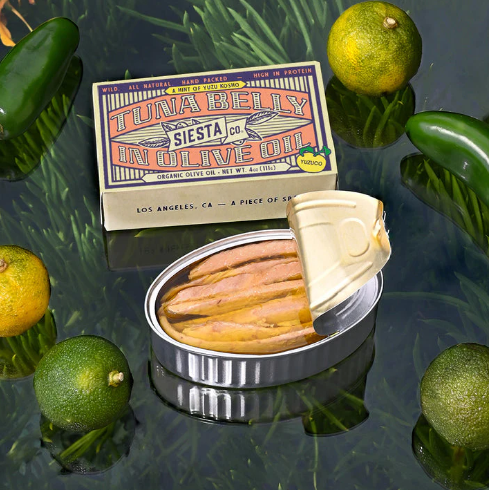 Tuna Belly in Olive Oil with Yuzu
