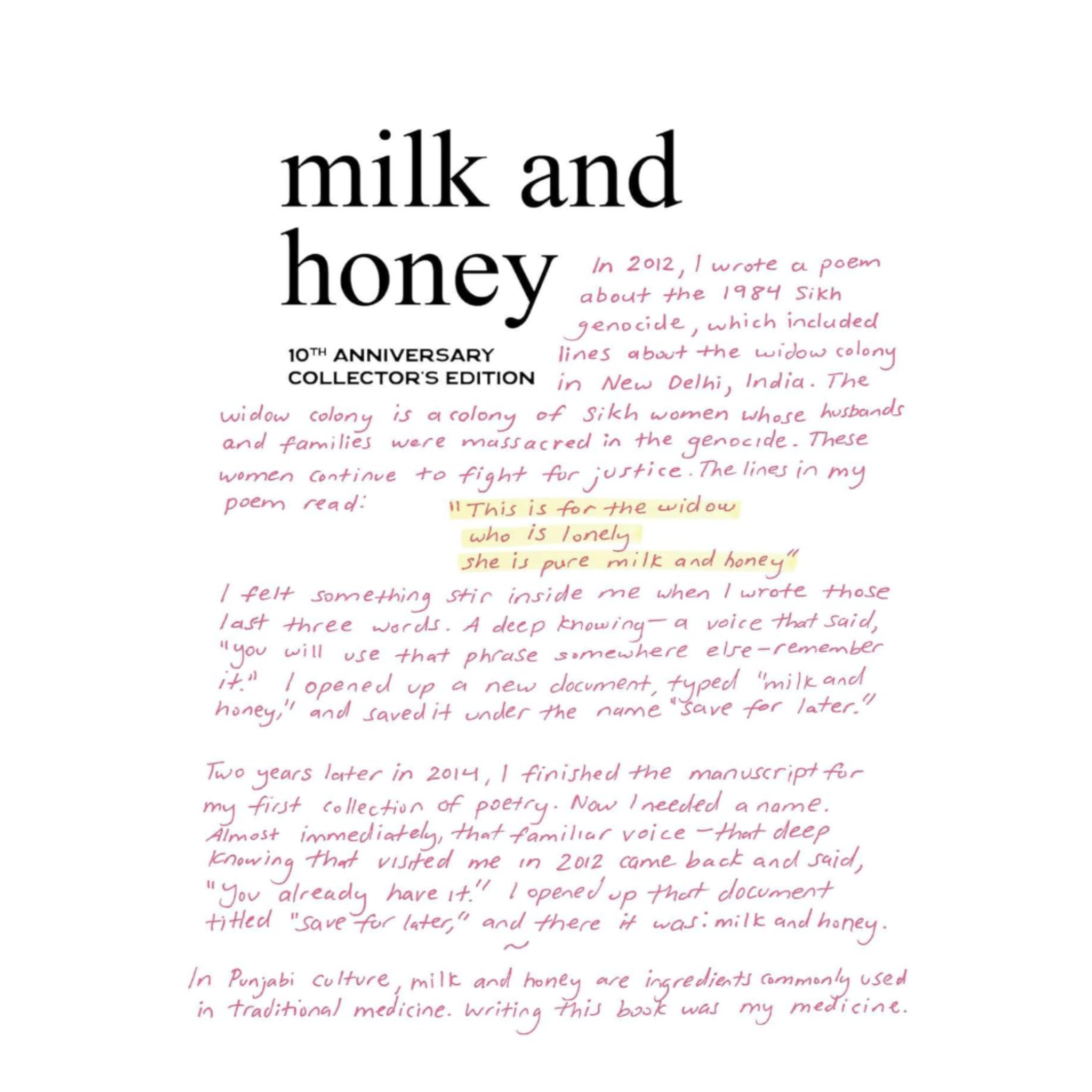 Milk and Honey