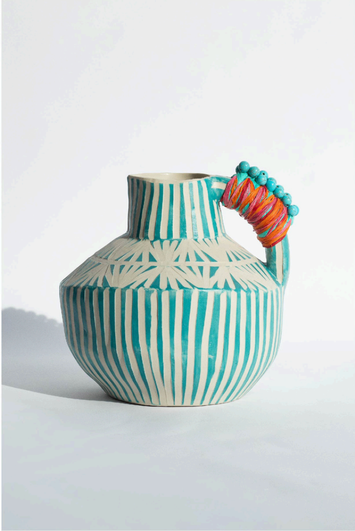 Turquoise Round Jug