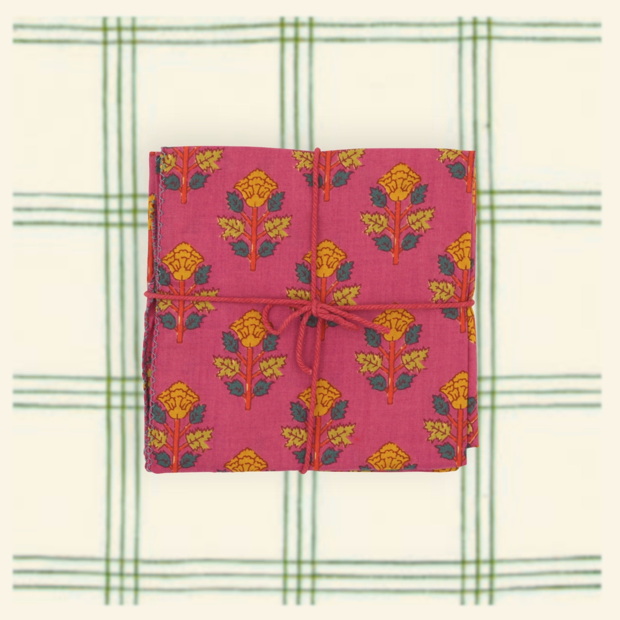 Table Napkins - Belladone Carmine