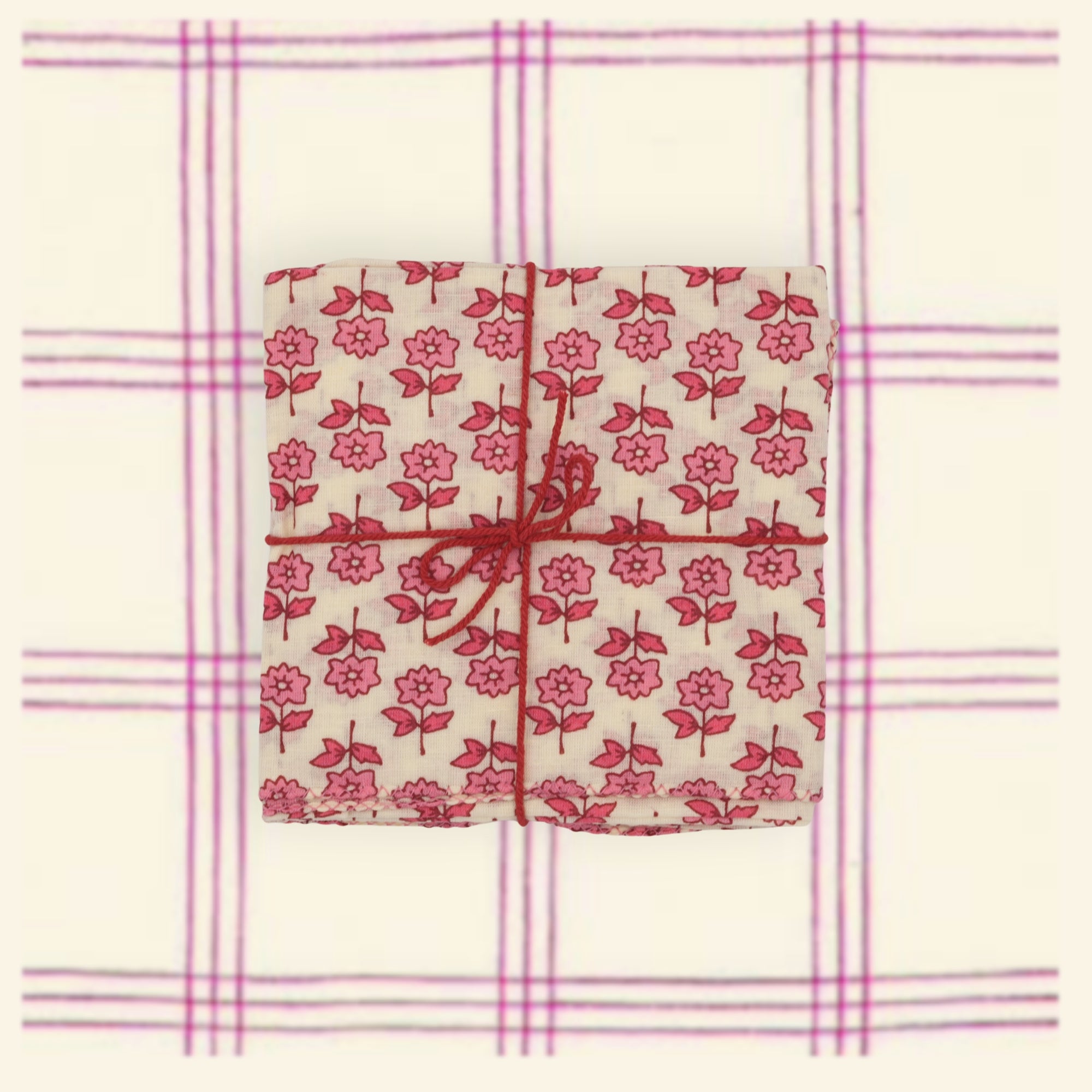Table Napkins - Bourrache Faded