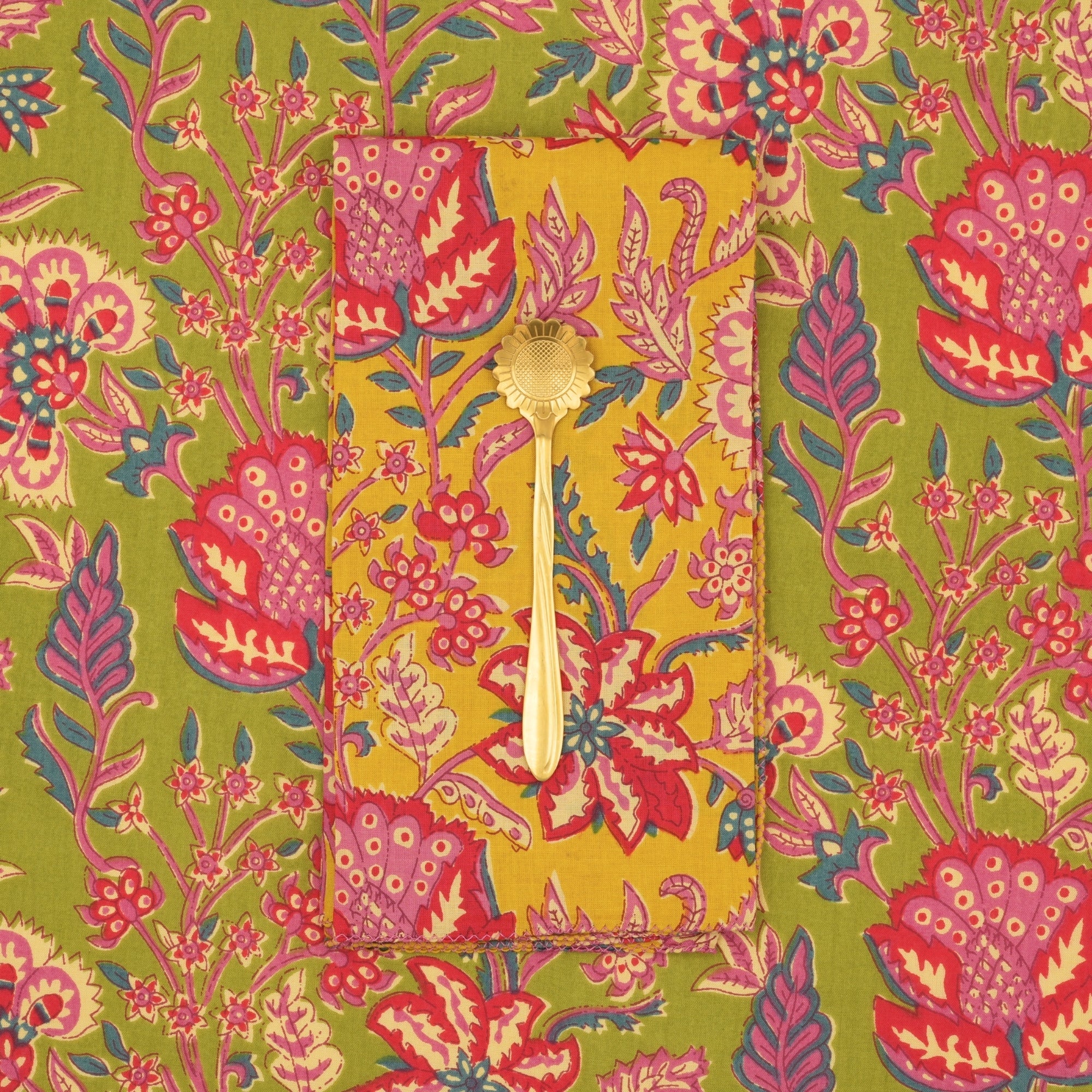 Table Napkins - Dandelion Gold