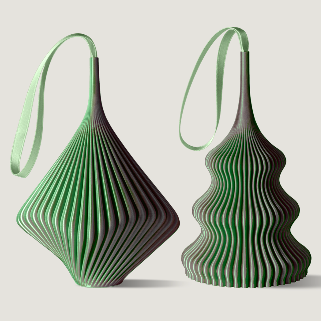 Ornaments Set  | Peppermint