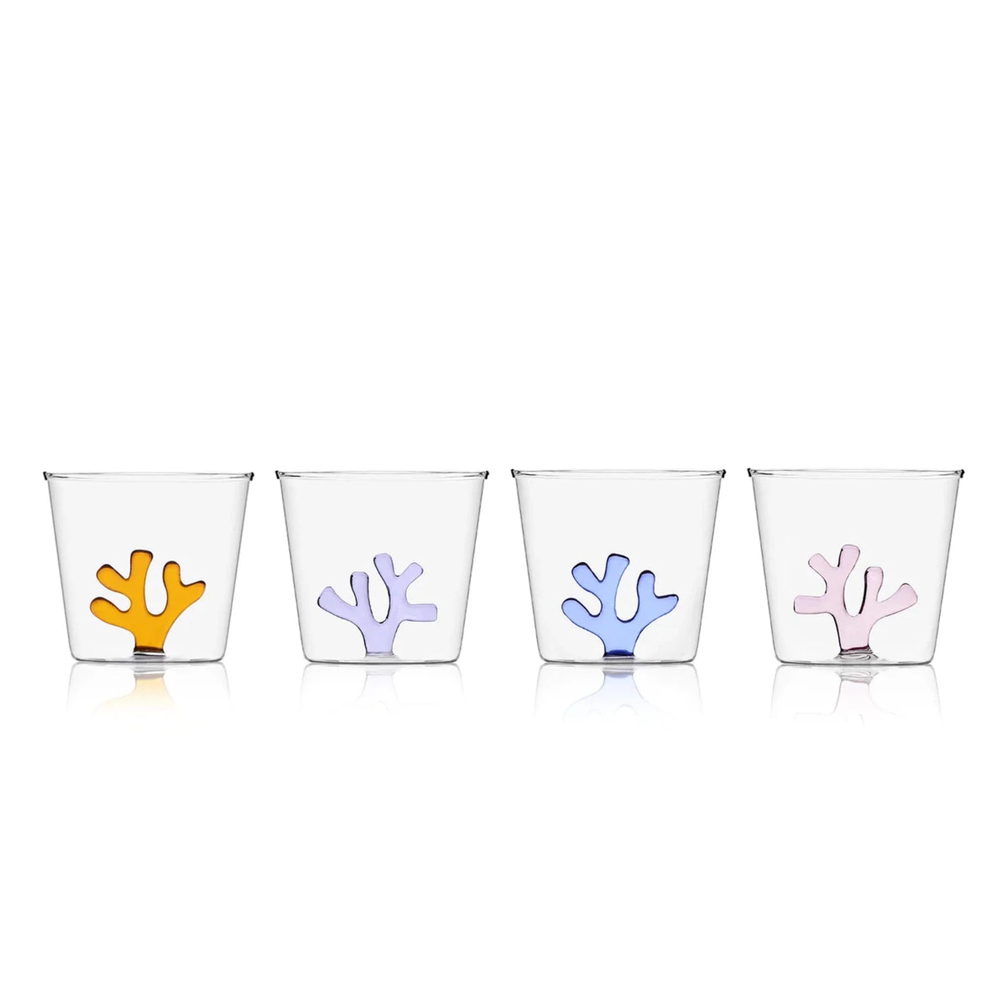 Whimsical Tumbler Glasses | Set of 4