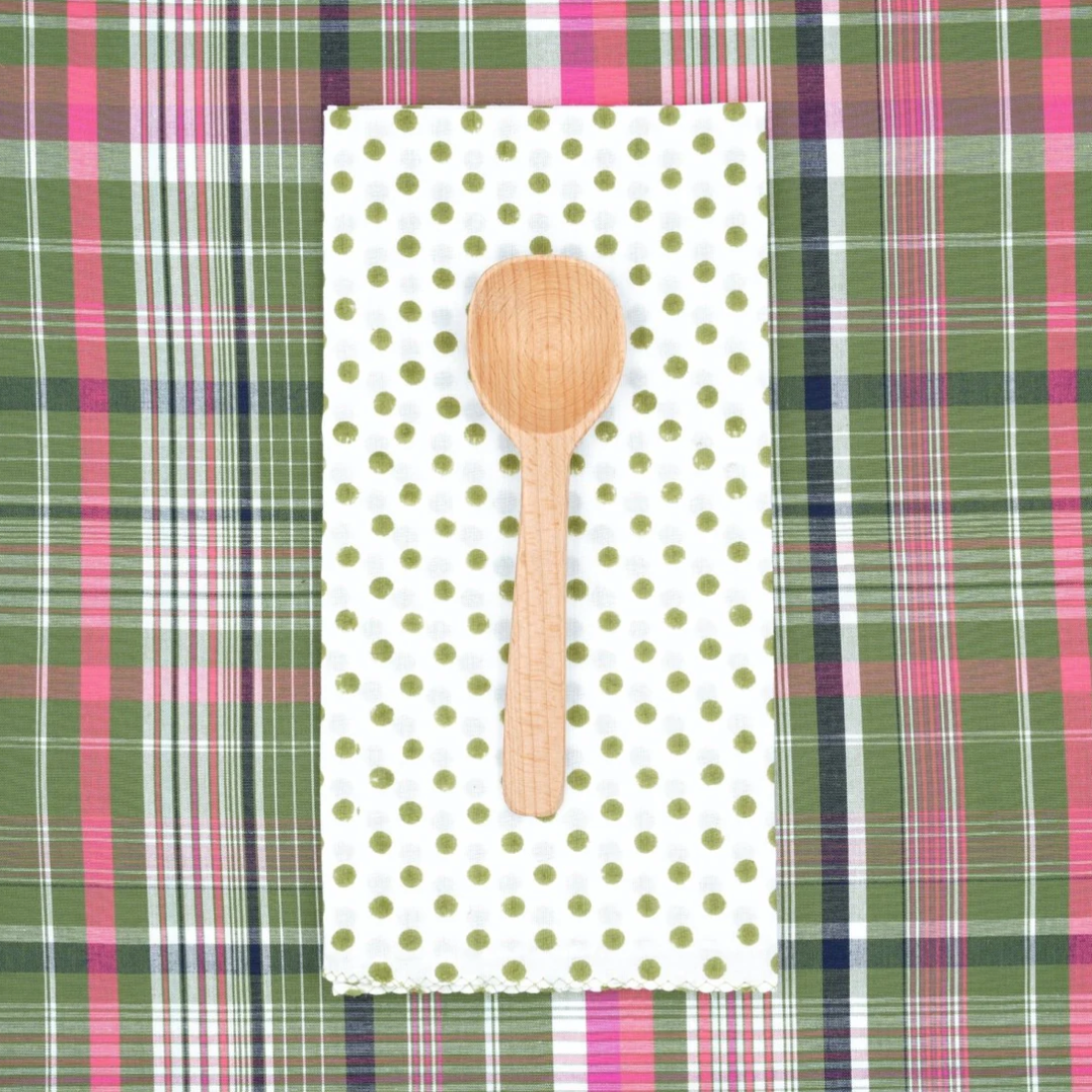 Table Napkins - Polka Fennel