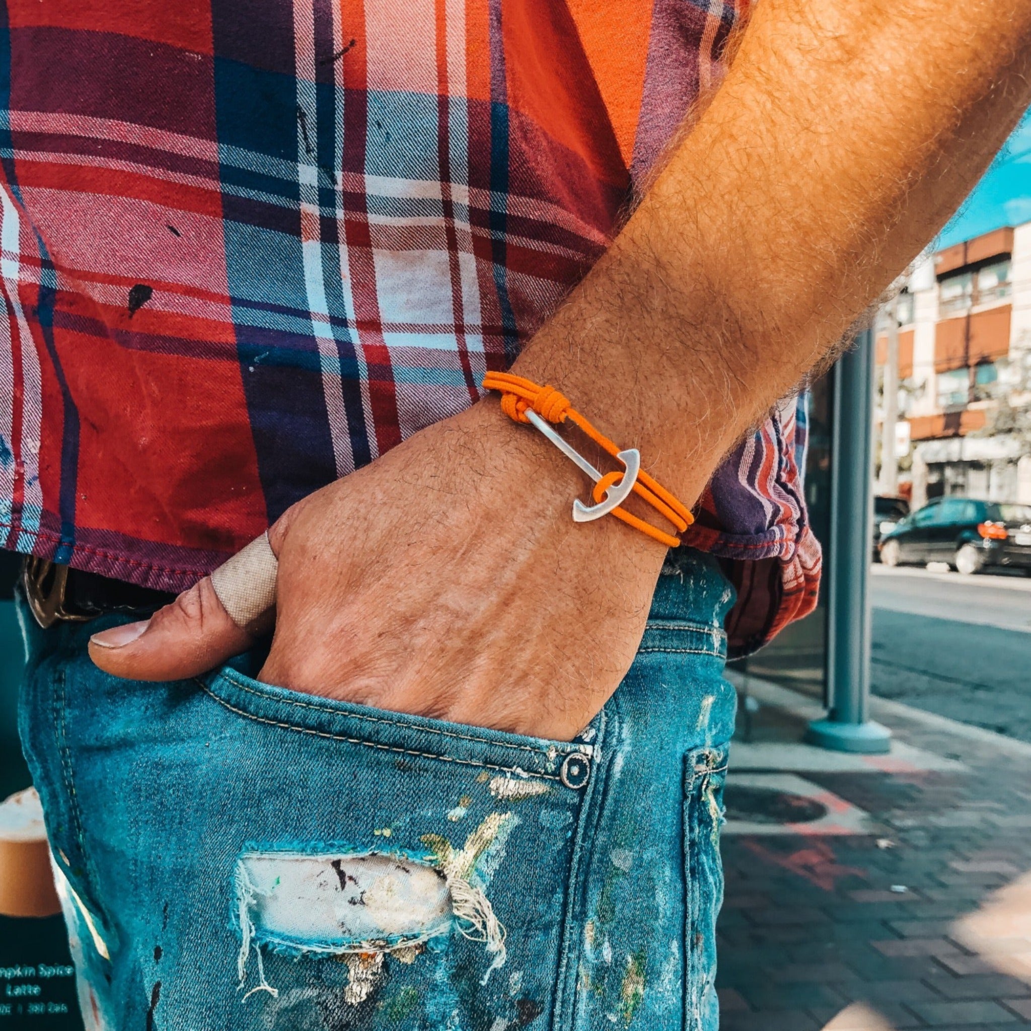 Stolen Riches Anchor Rope Bracelet