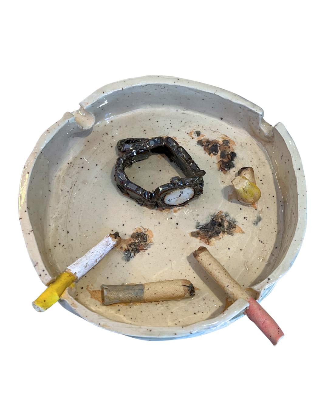Ashtray with Watch