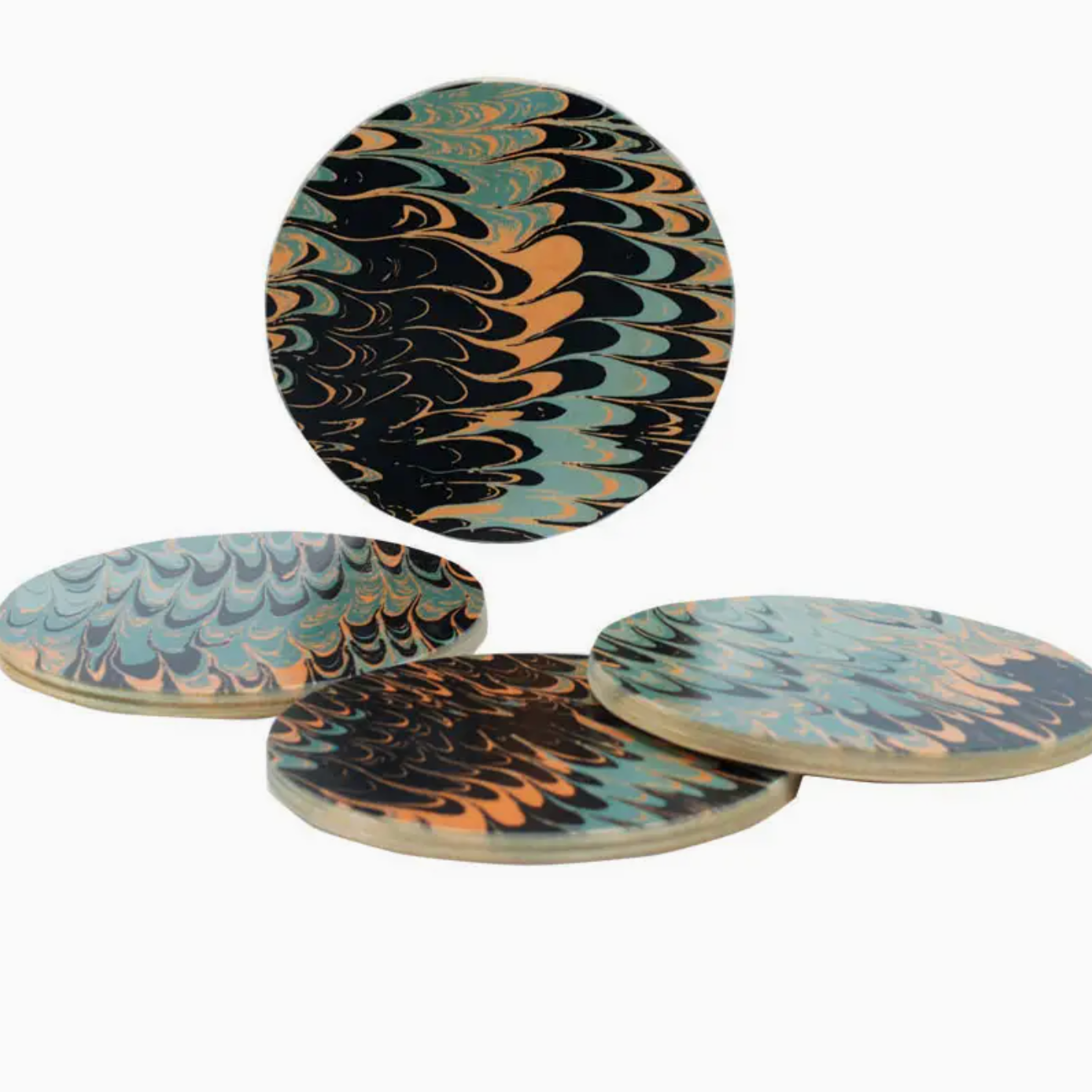 Wolfum Studio Coasters | Set of 4