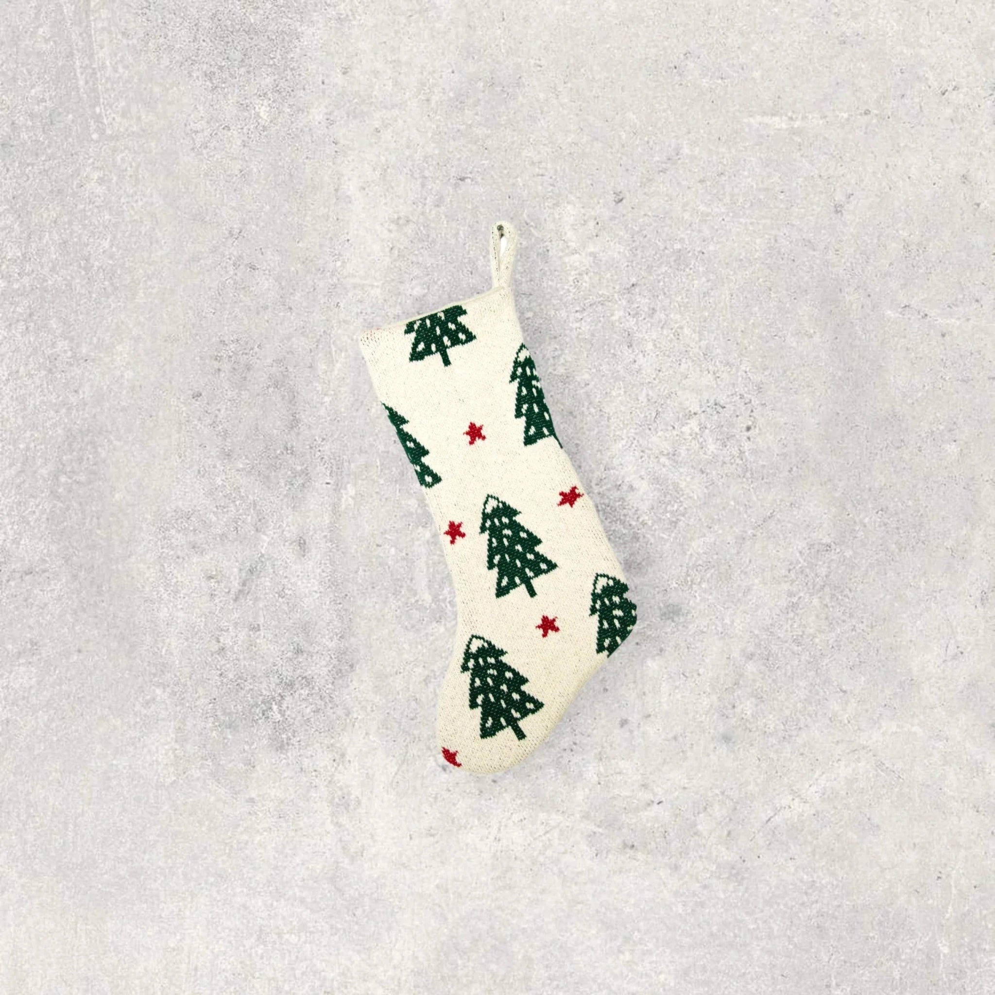 Stockings | Stars, Xmas Trees - Green/Red