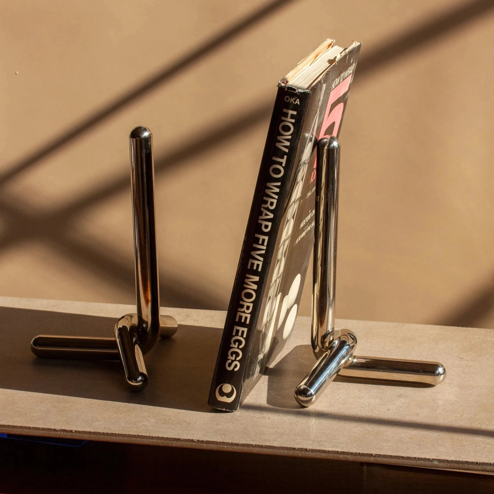 Cal Bookend (Pair) | Nickel