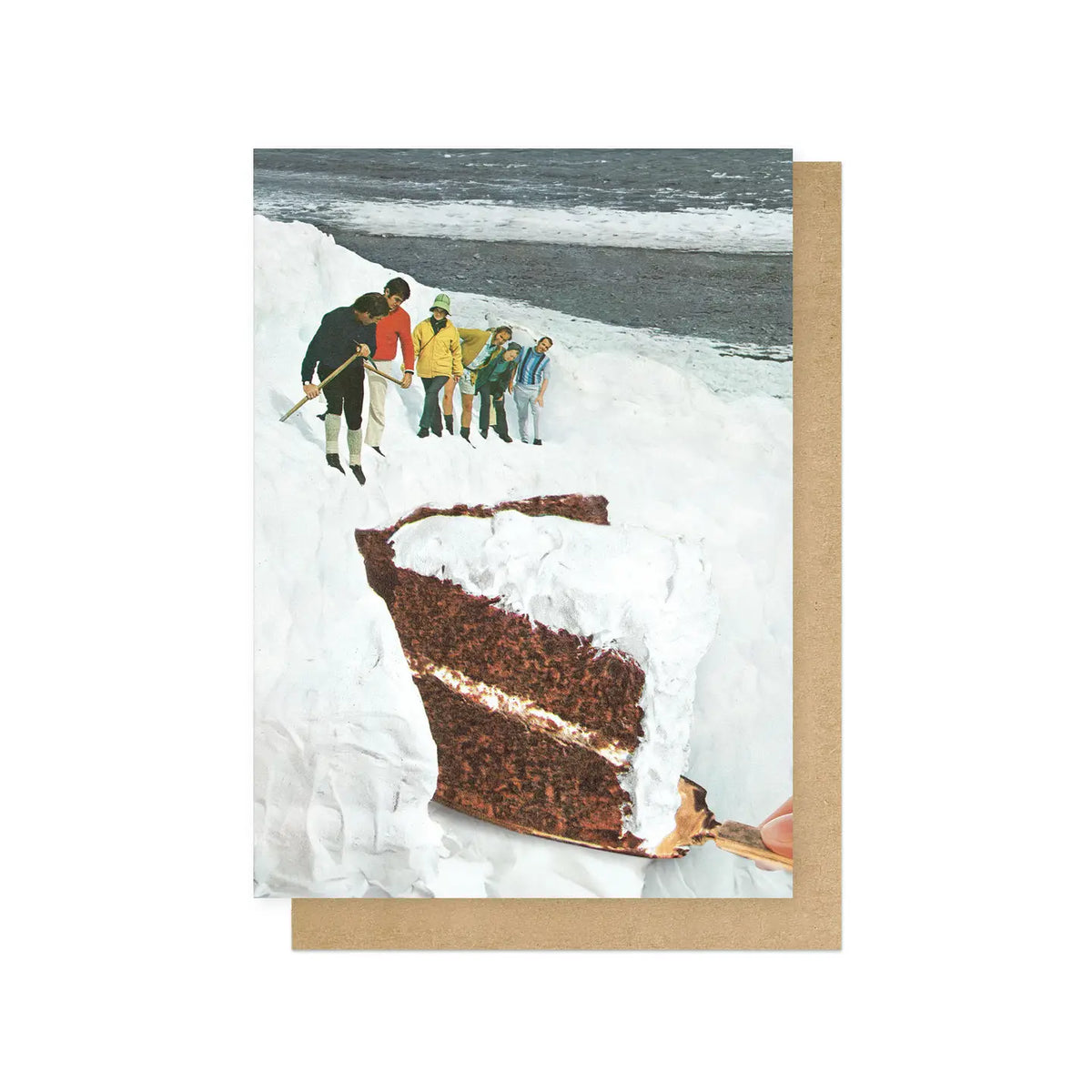 Glacier Calving Cake Greetings Card