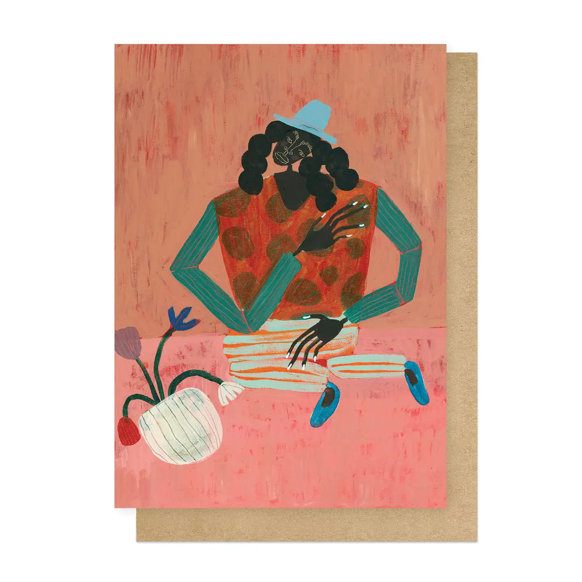 As I Please Greetings Card