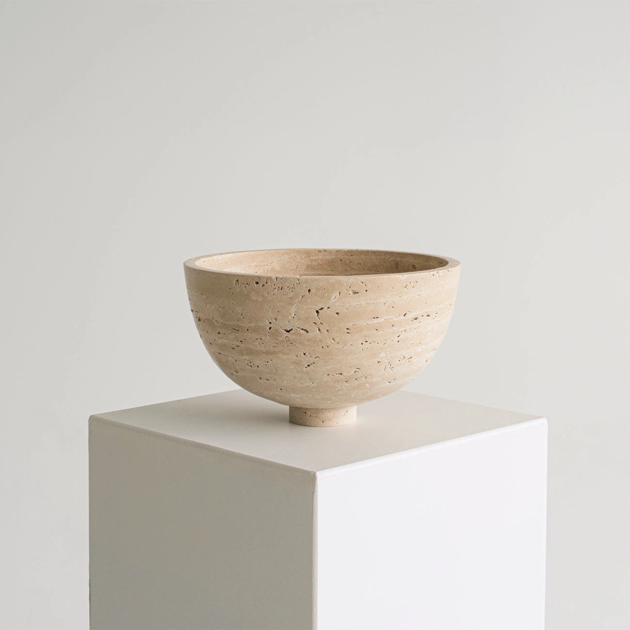 Travertine Marble Fruit Bowl