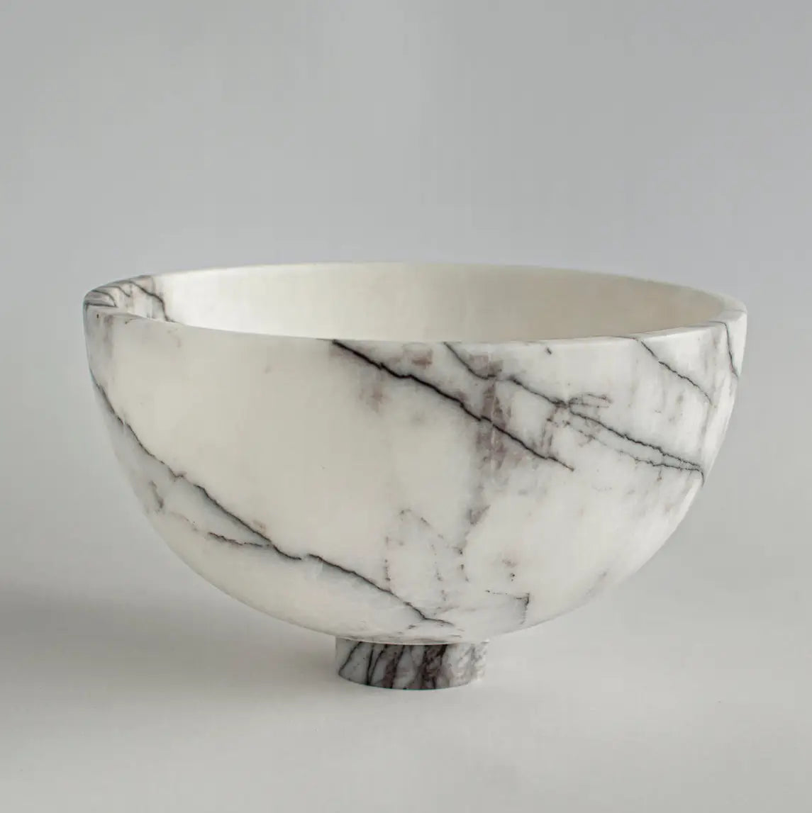 Lilac Marble Fruit Bowl