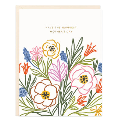 Mom Happy Garden Card